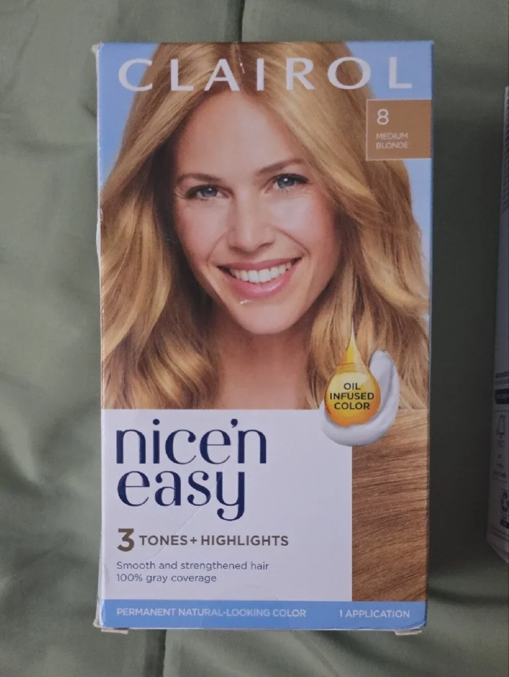 Nice'n Easy Permanent Hair Color — Medium Blonde (8), 2pk